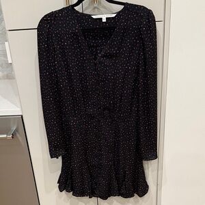 Veronica Beard Black and Red Mini Dress